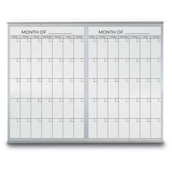 Sliding Door Indoor Enclosed Corkboard, 6